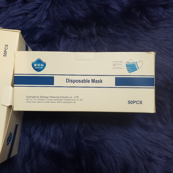 3 Ply Disposable Masks- box of 50 x (3) 150pcs. non medical masks with e… - Picture 3 of 8